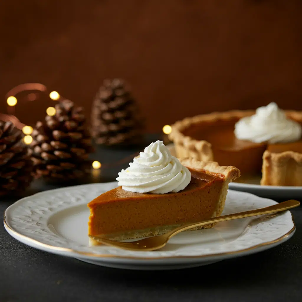 Pumpkin pie whipped cream